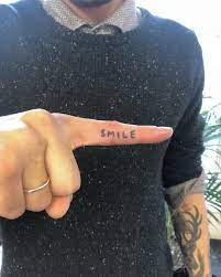 Stick And Poke Tattoos On Instagram Tattooed An Important Word On The Finger Of A Dude Thank You Stick And Poke Hand Tattoos For Girls Stick N Poke Tattoo