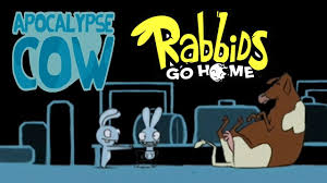 13 Rabbids Go Home Apocalypse Cow Video Game Kids Movie Gamepla Kid Movies Games For Kids Apocalypse