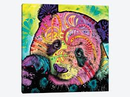 Check spelling or type a new query. Psychedelic Panda Art Print By Dean Russo Icanvas