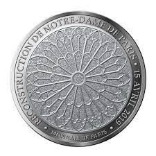 The monnaie de paris (the former mint of paris) is a historic building with salons facing the river seine. Reconstruction Notre Dame De Paris Mini Medaille Monnaie De Paris