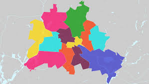Stadtbezirk, a subdivision of a city in the sense of a borough (e.g. Berliner Bezirke Atlasbig Com