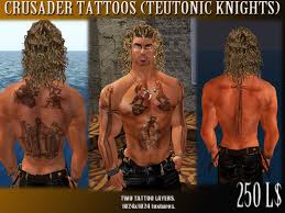 They have traded in their pecos for new dragon mounts and are ready to do some serious damage with an arsenal of new powerful attacks while also having the highest hp pool compared to other classes. Second Life Marketplace Crusader Tattoos Teutonic Knights