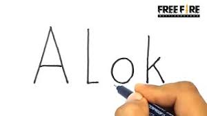 Maybe you would like to learn more about one of these? Cara Menggambar Alok Free Fire Dari Kata Alok Youtube