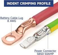 IWS-50AP AWG8-1/0 Battery Cable Crimping Tool for Power 50A&75A Connectors,  Anderson SB50 SB120 SB175 Connectors
