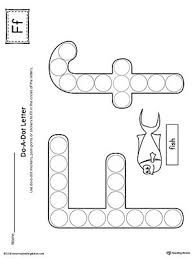 Letter F Do A Dot Worksheet Dot Worksheets Do A Dot Letter A Crafts