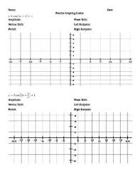 Graphing Trig Functions Worksheets Graphing Worksheets Accurate Scale