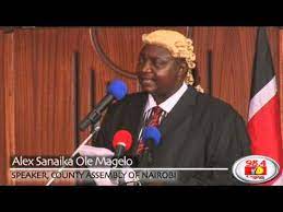 Alex magala is my favorite! Alex Sanaika Ole Magelo Speaker Of The County Assembly Of Nairobi Speech Video Dailymotion