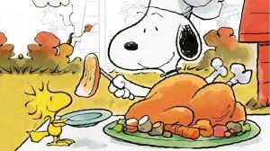 Snoopy And Woodstock Preparing To Eat Their Thanksgiving Feast Charlie Brown Thanksgiving Thanksgiving Snoopy Thanksgiving Wallpaper