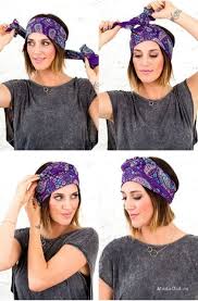 En Tarz Esarp Baglama Modelleri Bandana Sac Stili Bandana Sac Sac
