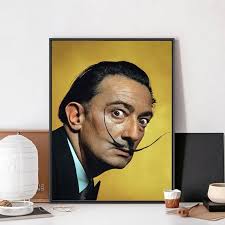 Salvador Dali Surrealism Abstract Poster No Framed Kraft Club Bar Paper  Vintage Poster Wall Art Painting Bedroom Study Stickers