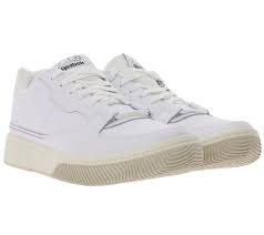 Je nach sportart müssen hallenschuhe unterschiedlichen ansprüchen entsprechen. Reebok Dual Court Tennis Schuhe Schlichte Herren City Sneaker Mit Dicker Sohle Weiss