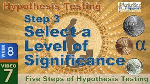 Step 3 – Select A Level Of Significance (8-7) - Youtube