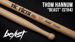 Vic Firth Corpsmaster Signature Snare Drumstick Thom Hannum Beast