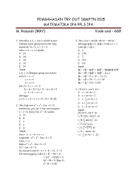 145 sbmptn 82 materi matematika 55 sma plus yasop 52. Soal Sbmptn 2015 Matematika Ipa Netta