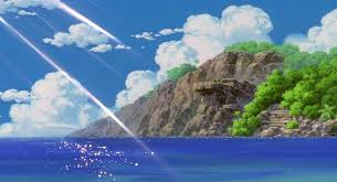 Nature Anime Background Nature Wallpaper Pedestrian crossing at night (anime background). nature anime background nature wallpaper