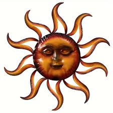sun wall decor sold
