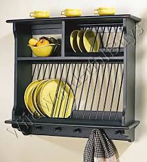 French Country Solid Wood Kitchen Plate Rack In Black Plate Racks In Kitchen Plate Racks Solid Wood Kitchens See more ideas about plate racks, diy plate rack, kitchen design. solid wood kitchen plate rack
