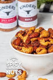 Kinder S Holiday Candied Spiced Nuts Appetizer Recipes Delicious Snacks Recipes Snack Recipes