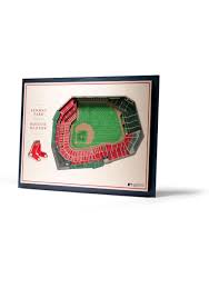 boston red sox 5 layer stadiumviews 3d wall art