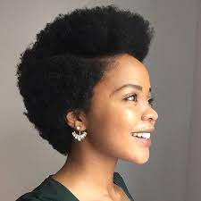 To get it, cut the sides and back slightly. Low Maintenance Isnt Always Braids And Twists It Can Be As Simple And Chic As A Fro And A Hard Part Short Hair Styles Black Natural Hairstyles Hair Styles