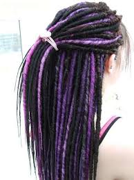 Black And Purple Braids Black Purple Synthetic Dreads Synthetic Dreadlocks Dreads