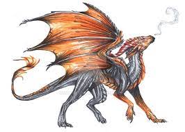 A dragon is a legendary creature, typically with serpentine or reptilian traits, that features in the myths of many cultures. Images Of Easy But Cool Drawings Of Dragons