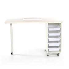 Gharieni manicure table mano white seriesheight: Urbanity Metro Nail Technician Desk Manicure Table Salon Workstation White 5060336448636 Ebay