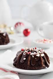 This cake is covered in a really rich, indulgent chocolate glaze and covered. Chocolate Peppermint Mini Bundt Cakes My Baking Addiction