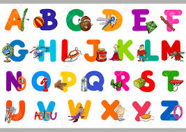 Chuchu tv nursery rhymes & kids songs. Cartoon Illustration Von Grossbuchstaben Alphabet Fur Lesen Und Schreiben Von Bildung Fur Kinder Im Vorschulalter Lizenzfrei Nutzbare Svg Vektorgrafiken Clip Arts Illustrationen Image 48824237