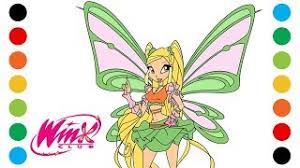 Buy mattel winx club magical colors fairy stella: Winx Club Stella Sophix Coloring Pages For Kids Digital Coloring Youtube