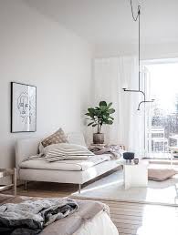 Bedroom And Living Room Combination Via Coco Lapine Design Blog Living Room Scandinavian Small Room Design Small Living Rooms