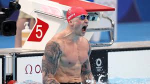 Adam peaty is seeking to become just the second man to defend the 100 breast olympic crown and the first british swimmer in history to win back to back olympic crowns in the same event. Am4ewomwolxu1m