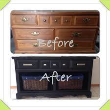 Old Dresser Turned Into Buffet Side Table Repurposed Furniture Diy Furniture Makeover Diy Dresser Makeover