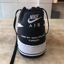 No additional import charges on delivery. Supreme X Cdg X Nike Air Force 1 Low Early Look Justfreshkicks