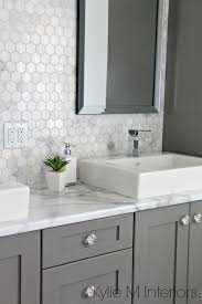 Black And White Hexagon Floor Tile Bathroom White Hex Floor Tile Color Google Search Bathroom Countertops Bathrooms Remodel Gray And White Bathroom