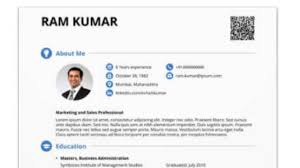 Sprinkle in a few simple icons to improve your entire life. Shri Resume Lets You Build Resume In 5 Easy Steps