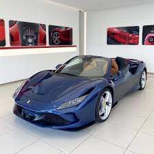 1 351 Moy Aresei 5 Sxolia Ferrari F8 Tributo F8tributo Sto Instagram F8 Spider In Blue Tour De France S New Luxury Cars Ferrari Super Luxury Cars