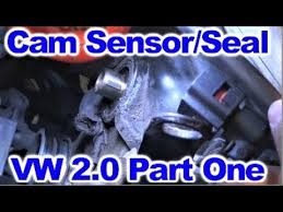 Items used pliers (take off a hose) breaker bar (belt. How To Replace The Camshaft Position Sensor On Vw 2 0 L Part One Youtube