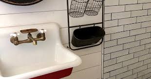 vintage style cast acrylic sinks