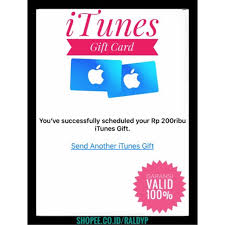 Itunes Gift Card Apple Indonesia 150rb 3jt Igc Indonesia Shopee Indonesia