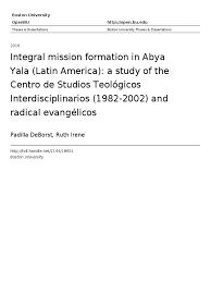 Iglesia casa de dios el todopoderoso. Padilladeborst Mi Formation Abya Yala Boston Univ Pdf Christian Mission Evangelicalism