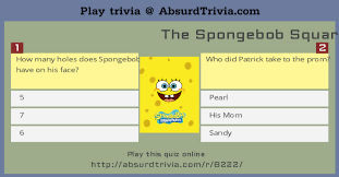 Who does louis sachar's main character in holes jokingly blame his problems on? The Spongebob Squarepants Trivia Quiz