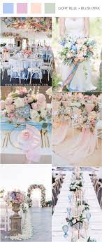 20 Light Blue And Blush Pink Wedding Colors For Spring Summer 2020 Colors For Wedding Pink Wedding Colors Spring Wedding Colors Wedding Colors