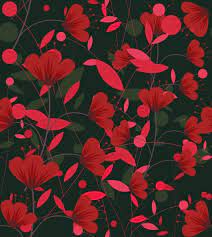 With its bold, modern, oversized floral pattern and contrasting white background, this duvet cover and matching shams will enliven your room and. Flowers Pattern Classical Dark Red Design Free Vector In Adobe Illustrator Ai Ai Format Encapsulated Postscript Eps Eps Format Format For Free Download 3 78mb