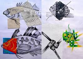 Art designs and ideas for kids. Shells Fish Sea An Exceptional International Gcse Art Sketchbook Gcse Art Sketchbook Art Sketchbook Natural Form Art