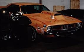 Image result for Honey Gold 1973 Barracuda