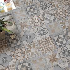 Carrelage Sol Mix Couleur Effet Terre Cuite Villa L 20 X L 20 Cm Leroy Merlin Carrelage Sol Carrelage Carreaux De Ciment Salle De Bain