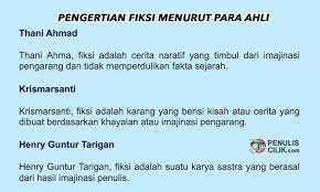 Apa Yang Dimaksud Dengan Cerita Fiksi Jelaskan Penulis Cilik