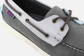 Browse and buy online our beautiful collection of sebago loafers available in leather & suede. Sebago Docksides Portland 2 Grey Boat Shoes On La Botte Chantilly