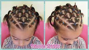 Niña con un peinado muy elaborado con los peinados con ligas son muy utilizados para realizar peinados a nuestras princesas, sus entretenidos colores hacen que se vean coquetas y. Peinados Para Ninas Bebes Con Cabello Corto Peinado Bonito Para Bebe Con Ligas Youtube